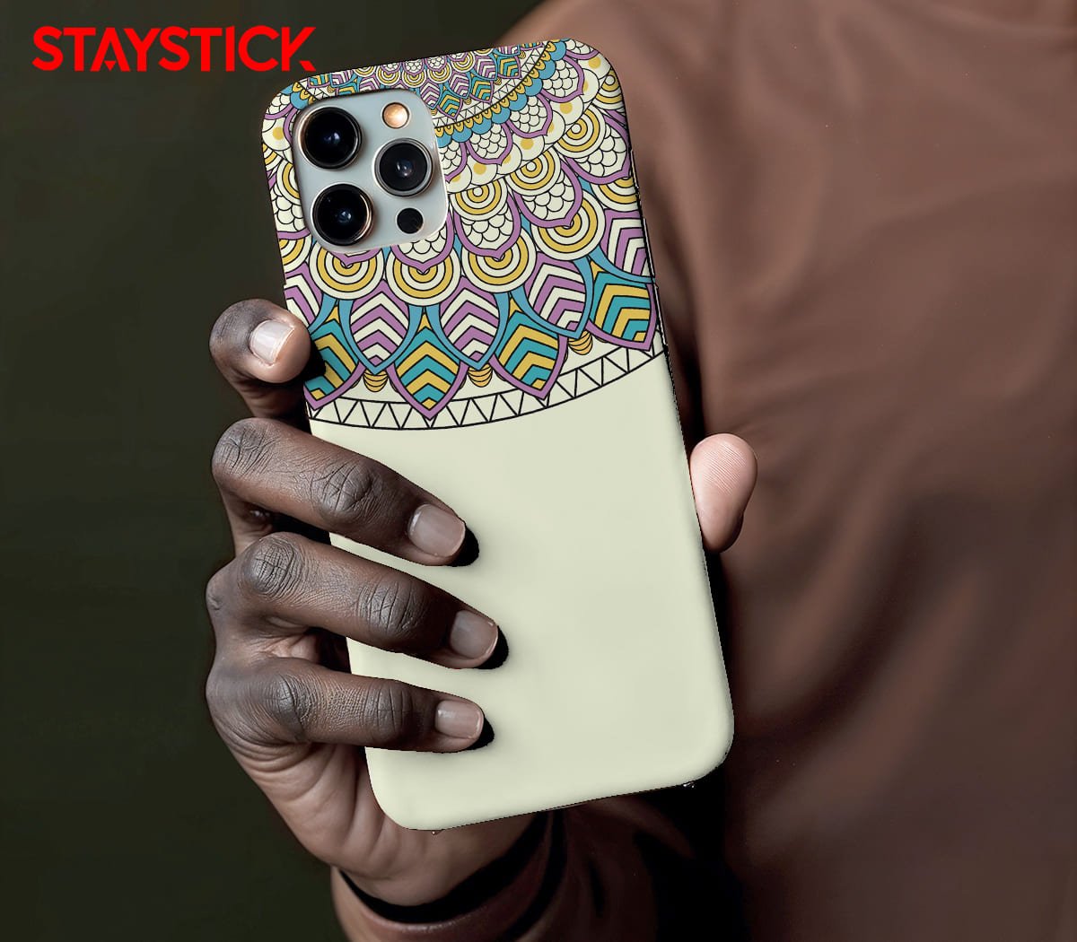 Up Pattern Mobile Skin