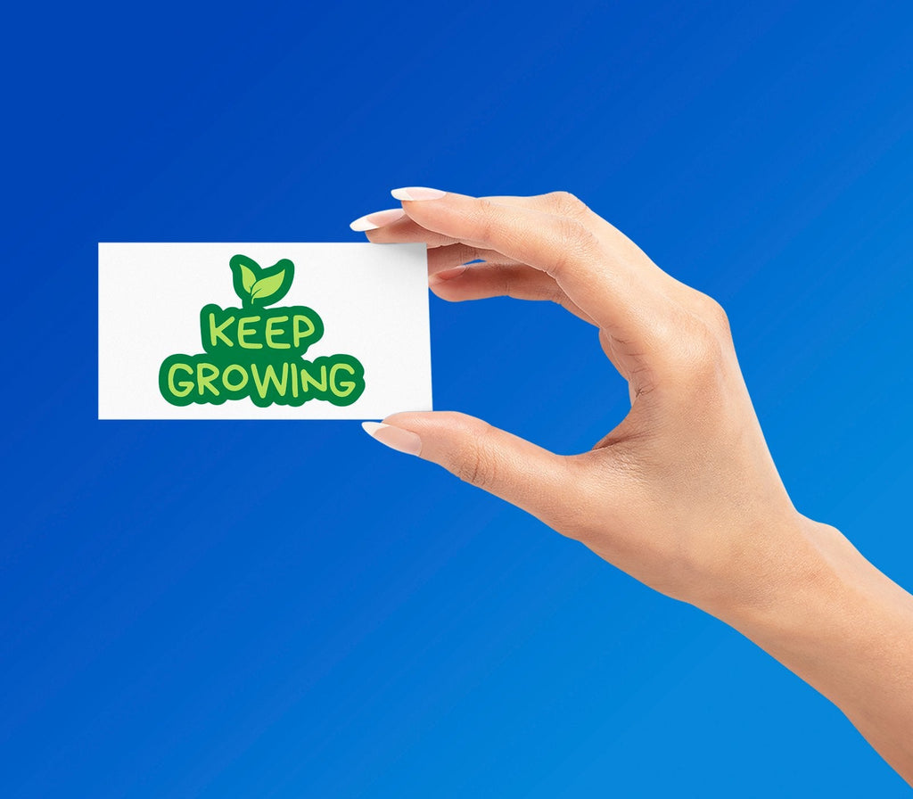 KEEP GROWING STICKER Premium Vinyl Sticker
