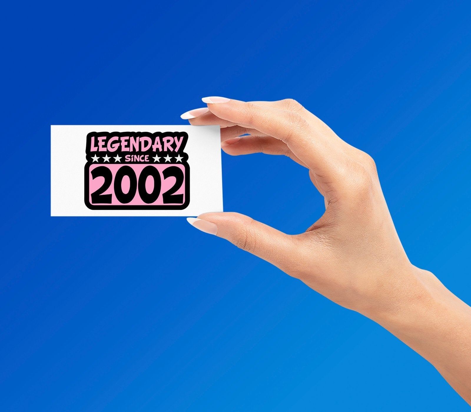 2002 STICKER Premium Vinyl Sticker