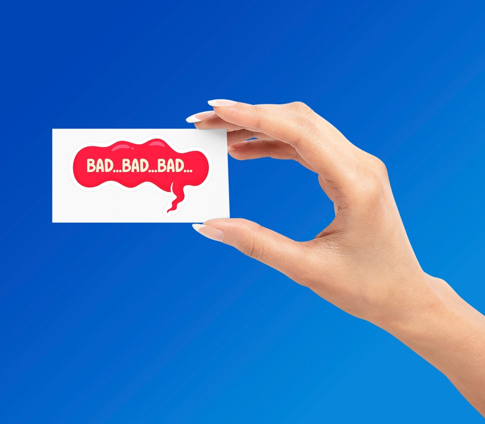 BAD STICKER Premium Vinyl Sticker