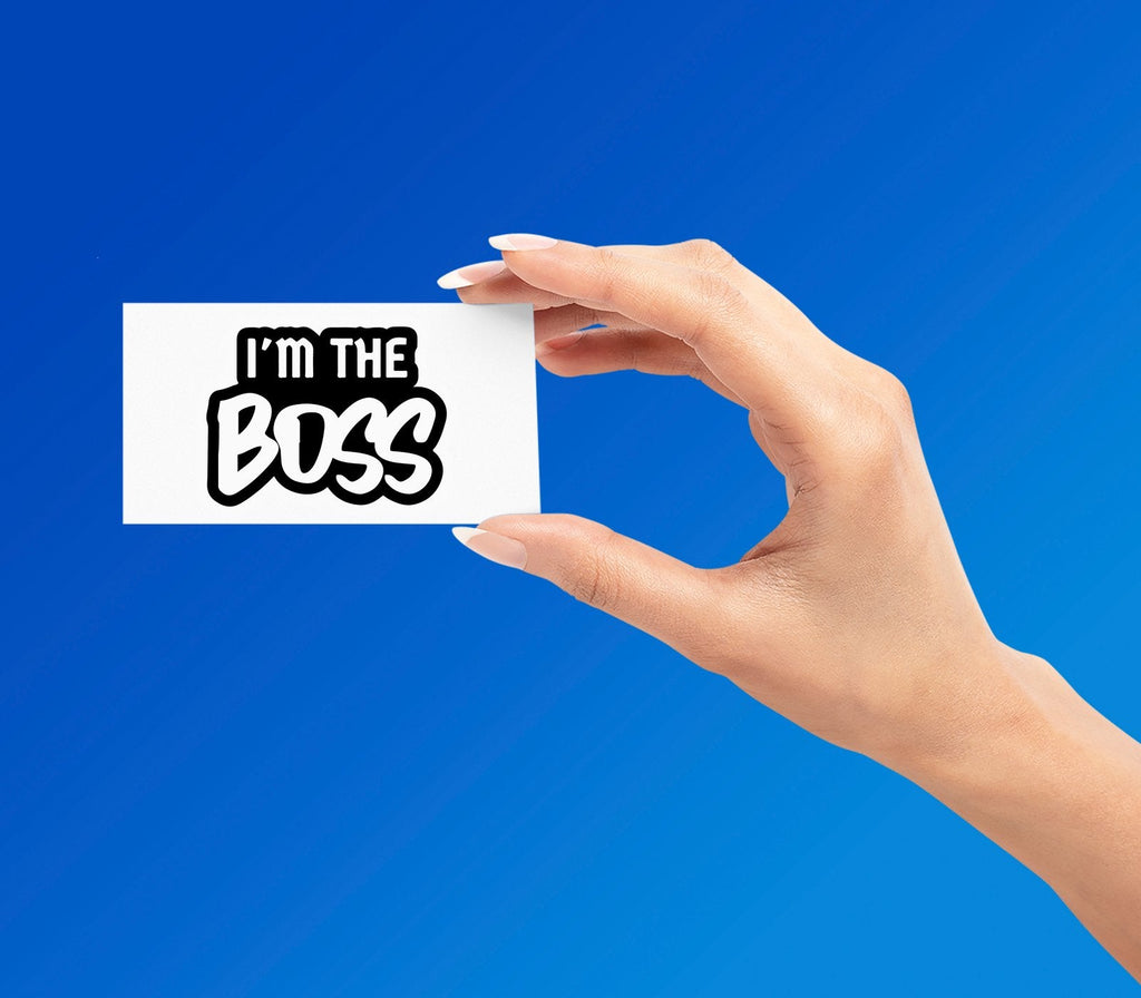 BOSS STICKER Premium Vinyl Sticker