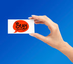 STAY STICKER Premium Vinyl Sticker
