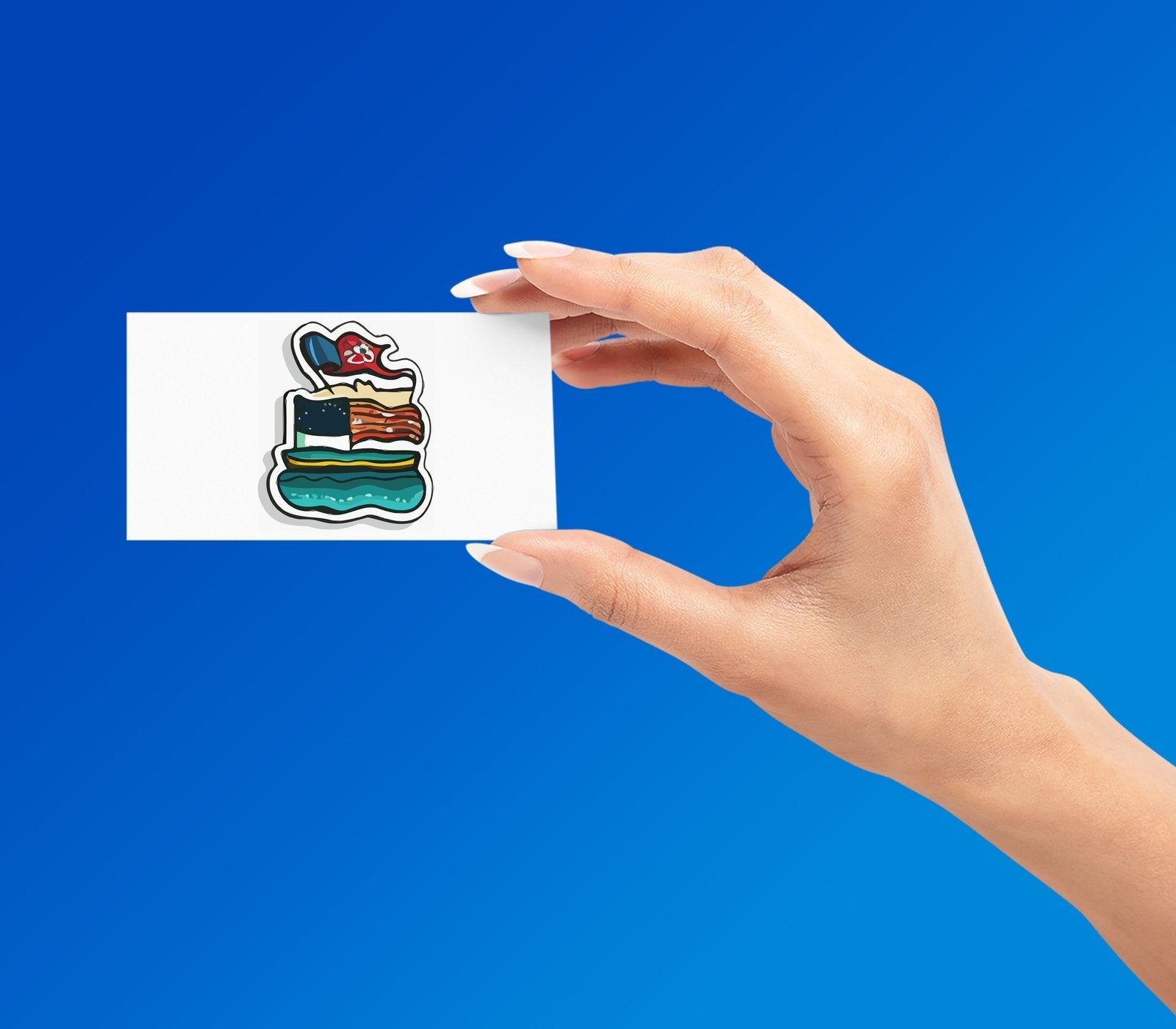 MAP STICKER Premium Vinyl Sticker