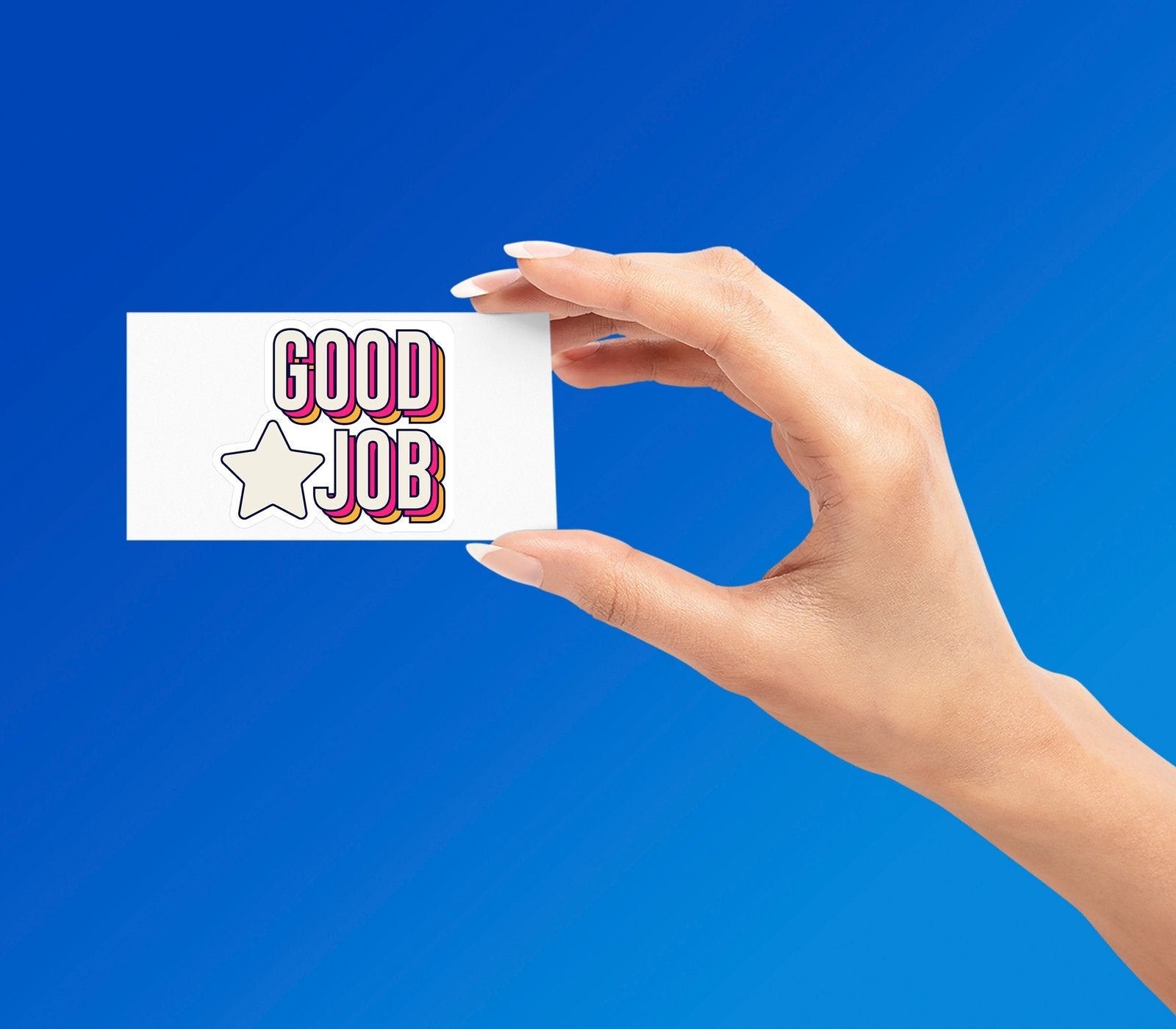 MOTIVATE STICKER Metalized Sticker