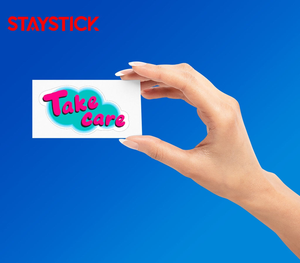 TAKE CARE STICKER Premium Vinyl Sticker