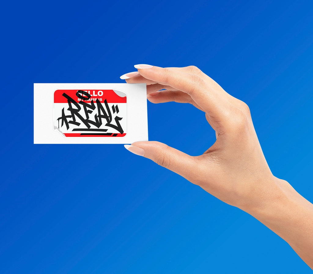 TAG STICKER Metalized Sticker