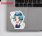 ANIME 4 STICKER Premium Vinyl Sticker