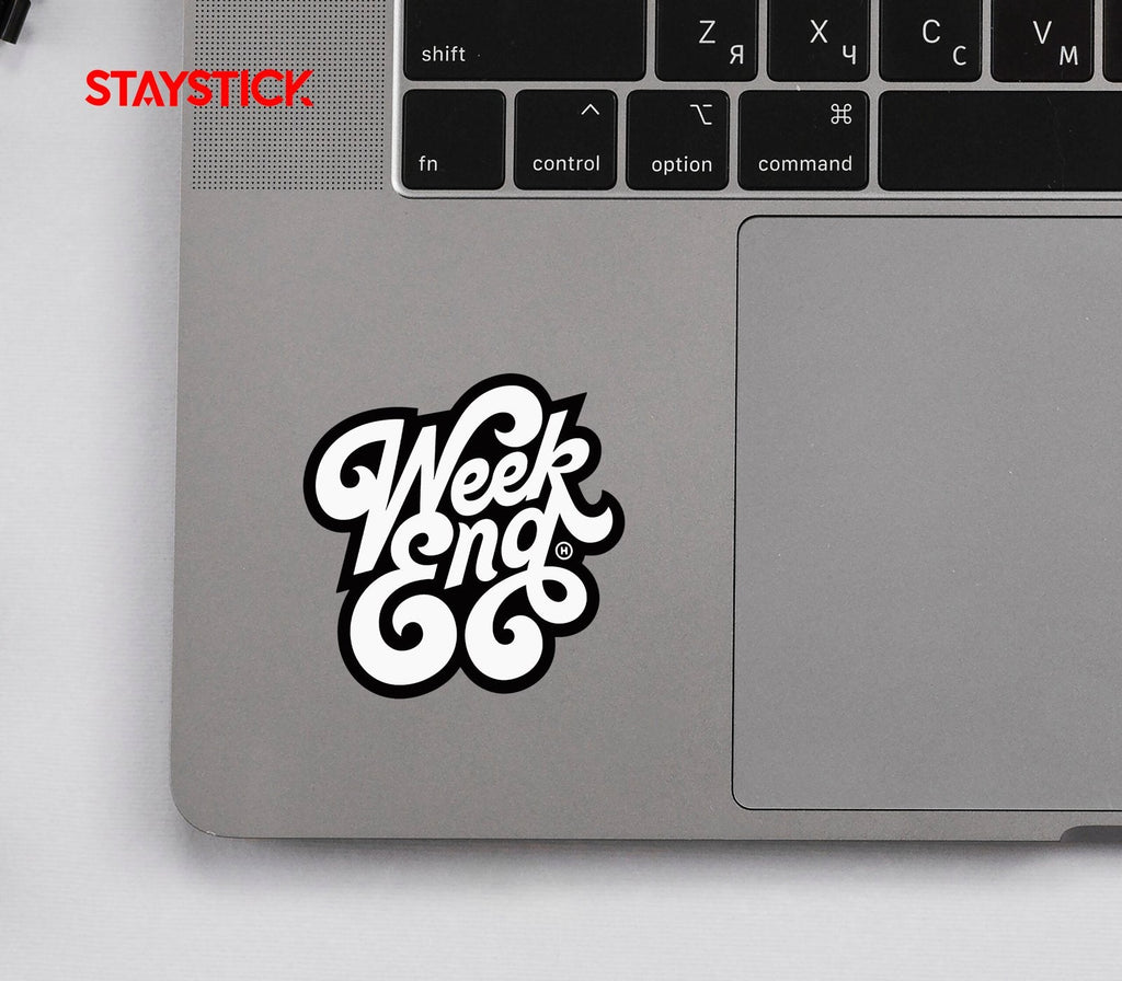 WEEKEND STICKER Premium Vinyl Sticker