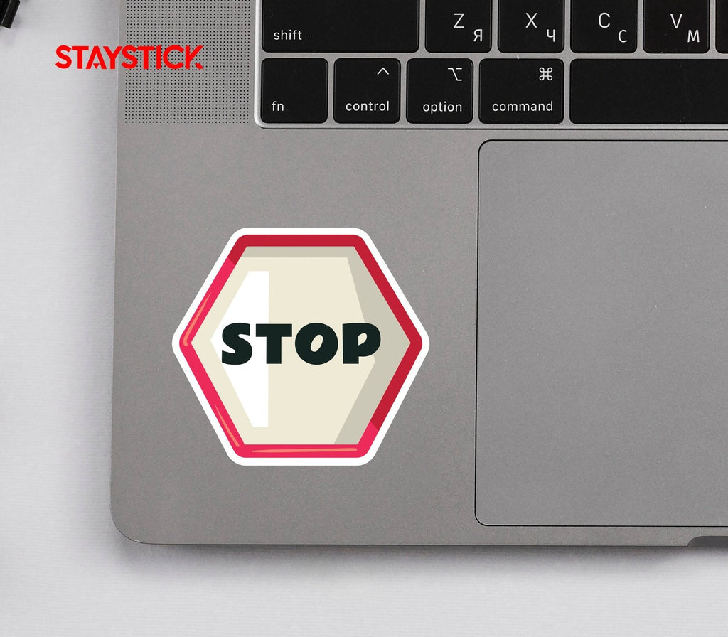 STOP STICKER Safety Sticker