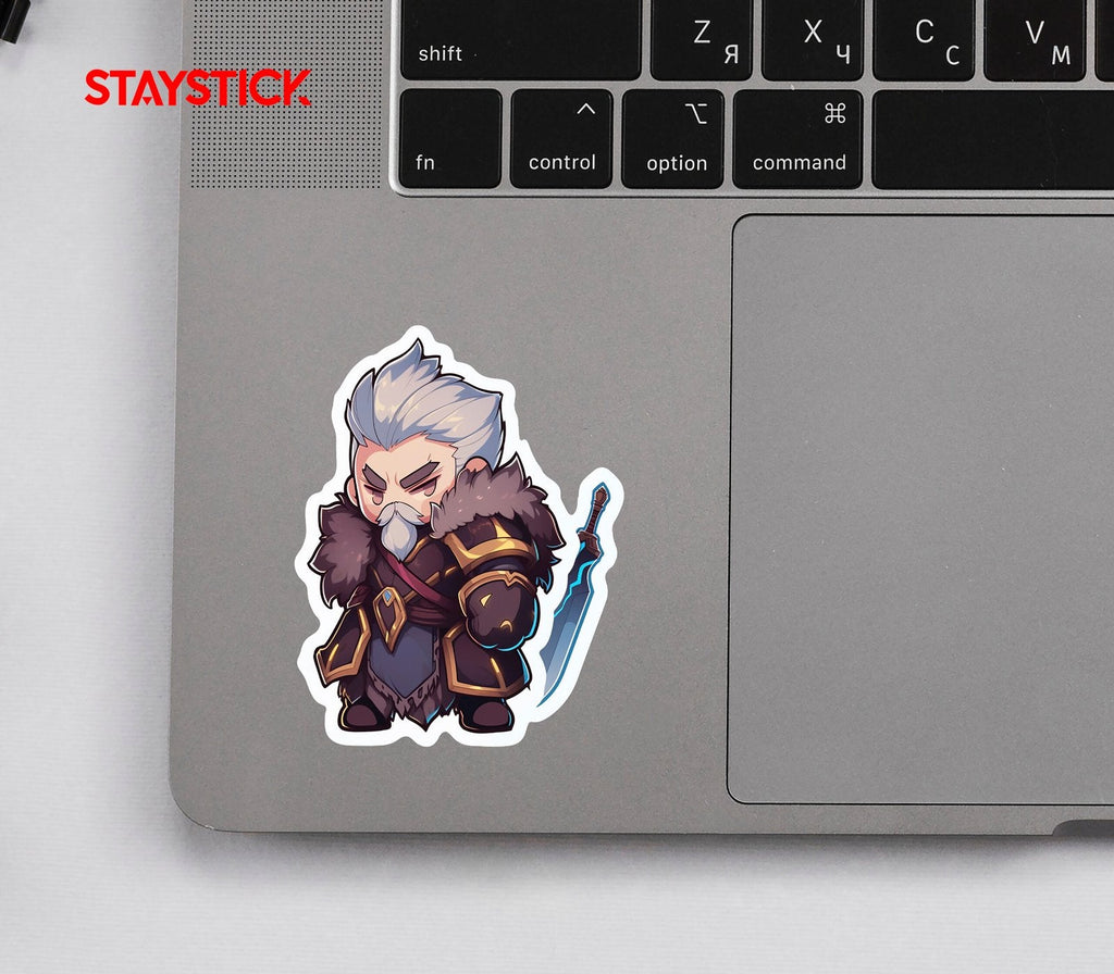 CHIBBI WARRIOR STICKER Premium Vinyl Sticker