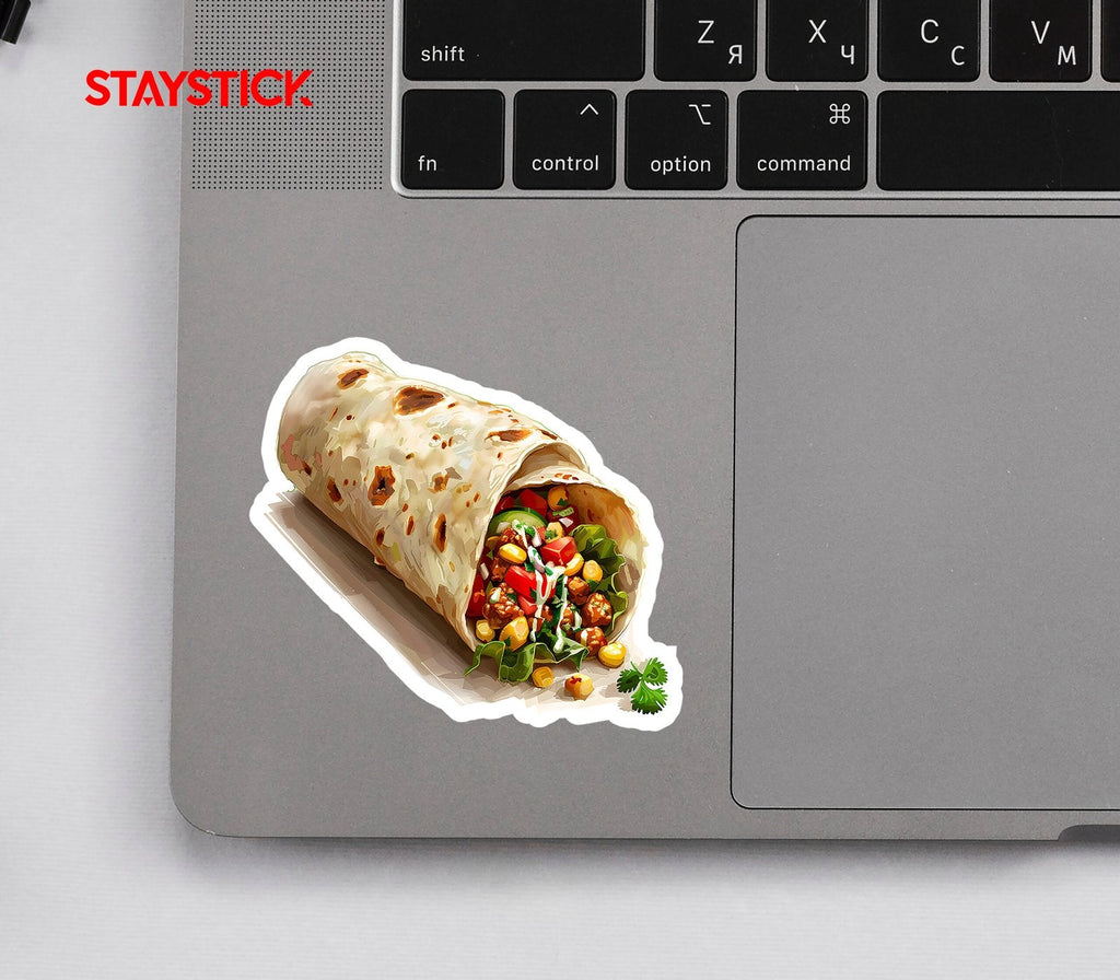 Delicious Burrito Sticker Premium Vinyl Sticker