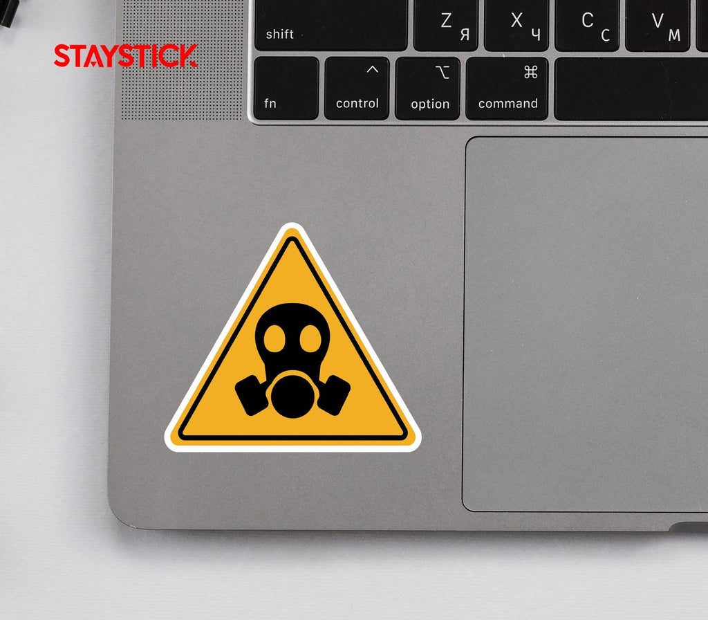 GAS MASK STICKER Premium Vinyl Sticker