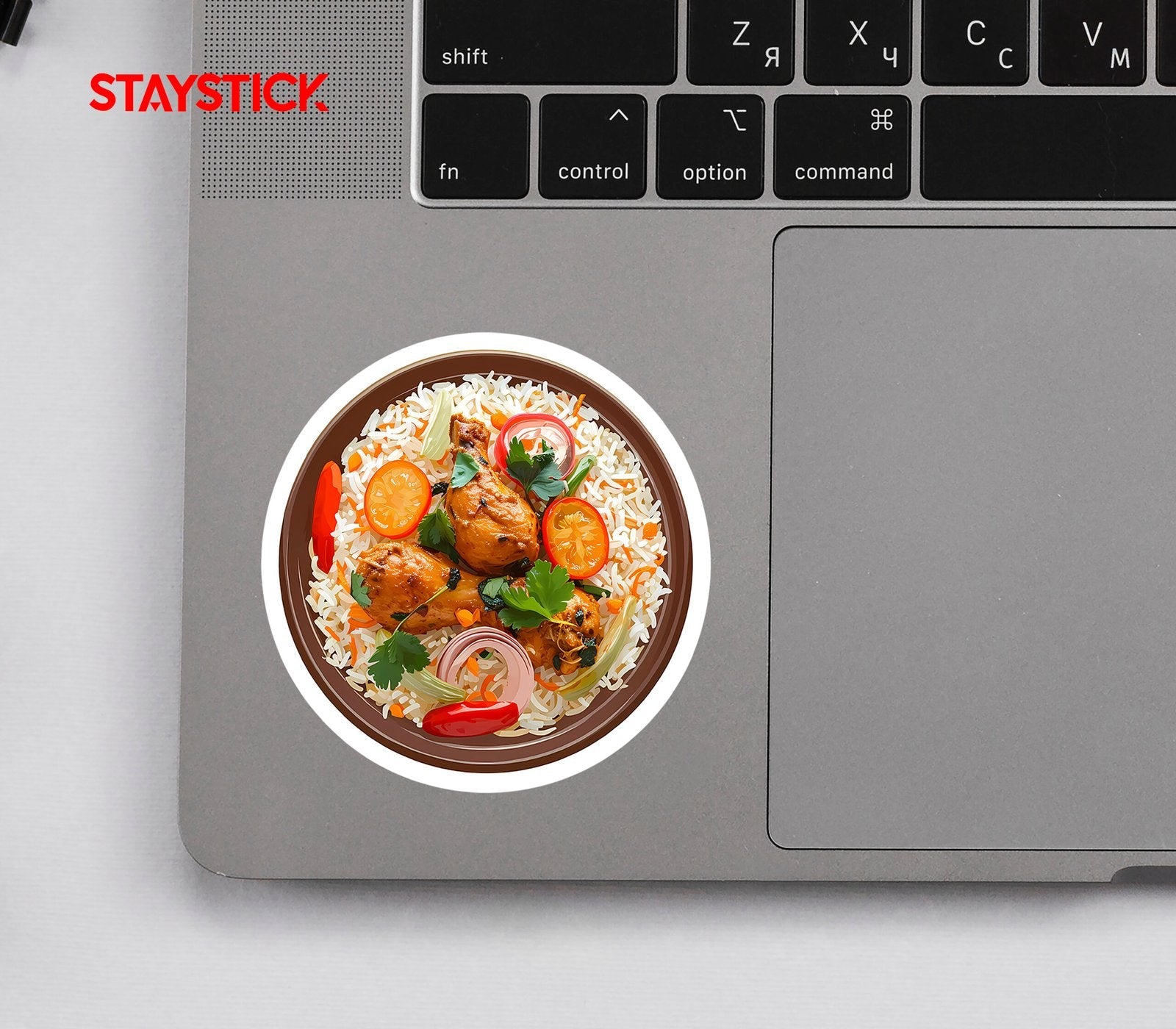 Chicken Biryani Sticker Premium Vinyl Sticker