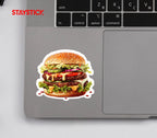 Double Cheeseburger Sticker Premium Vinyl Sticker