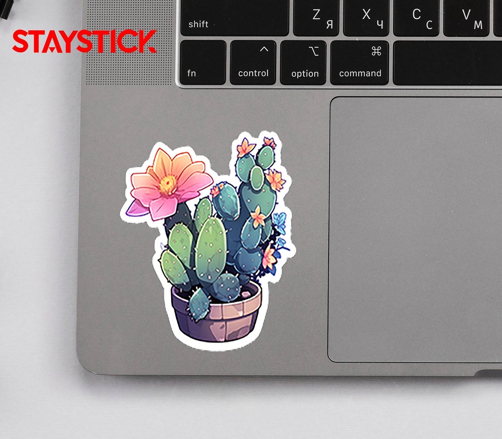 FLOWER POT STICKER Premium Vinyl Sticker