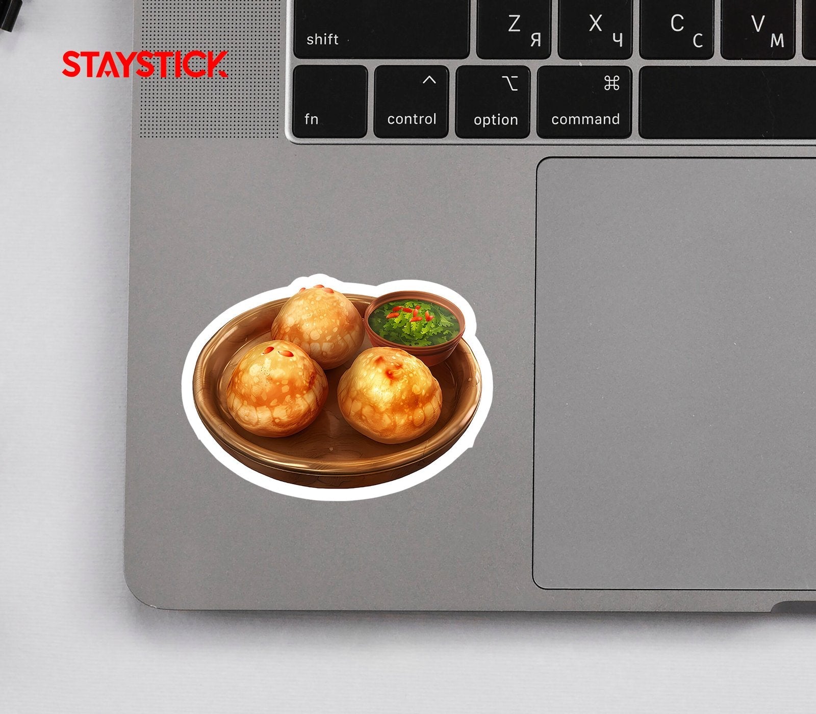 Radhaballavi with Aloo Sabzi Sticker Premium Vinyl Sticker