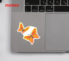 BUTTER FLY STICKER Premium Vinyl Sticker