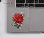 RED ROSE STICKER Premium Vinyl Sticker