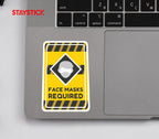 FACE MASK STICKER Safety Sticker