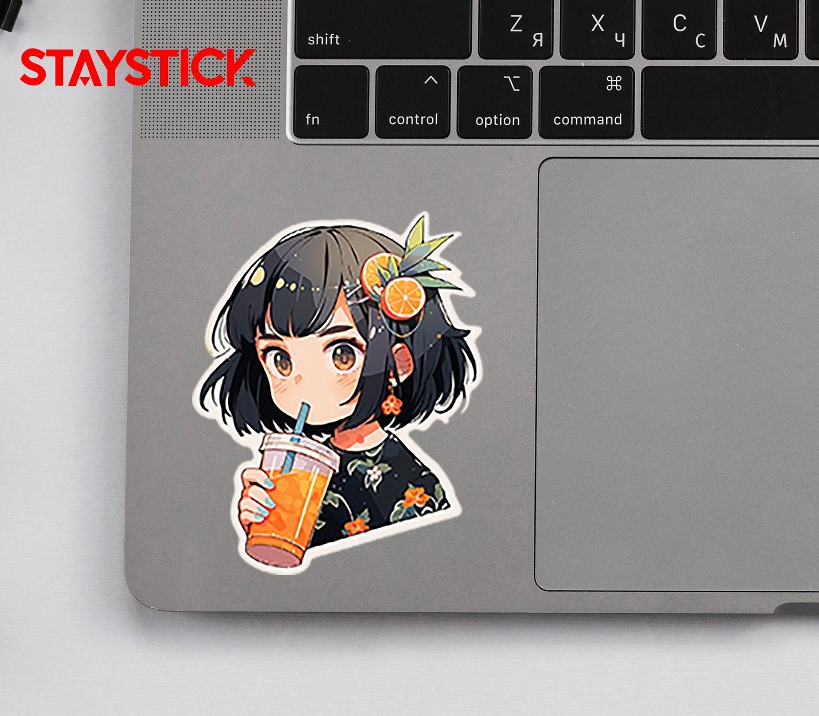 DRINK GIRL STICKER Premium Vinyl Sticker