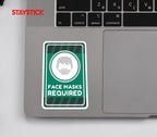 FACE MASK STICKER Safety Sticker