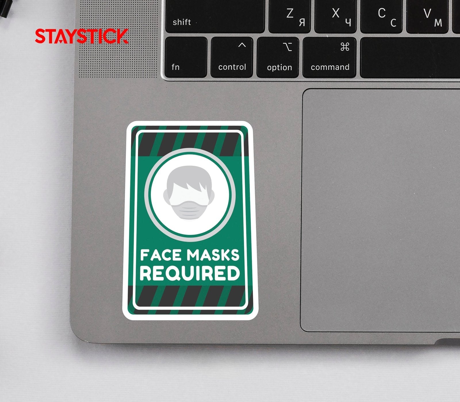 FACE MASK STICKER Safety Sticker