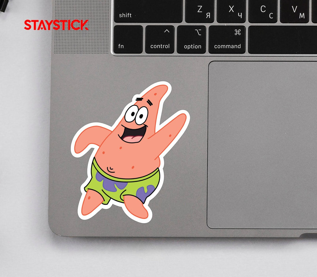 Patrick Star Happy Sticker Premium Vinyl Sticker