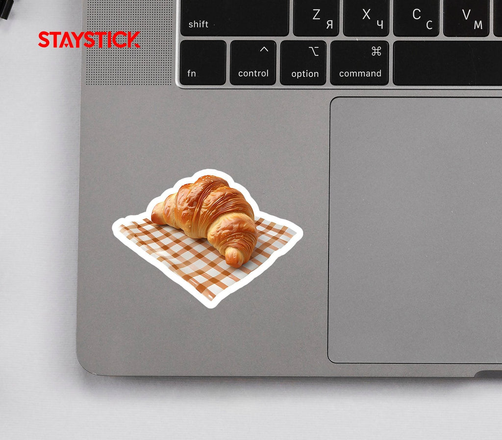 Delicious Croissant Sticker 3D Premium Sticker