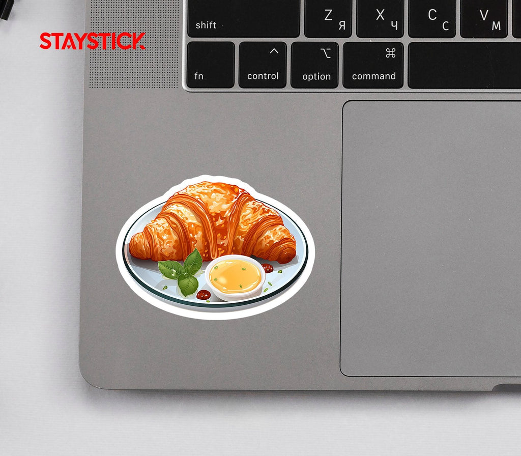 Delicious Croissant Sticker 3D Premium Sticker