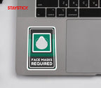 FACE MASK STICKER Safety Sticker