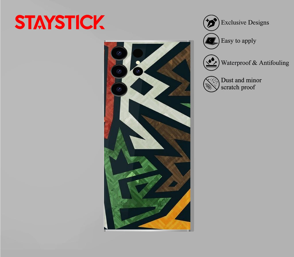 GEOMETRIC MOBILE STICKER