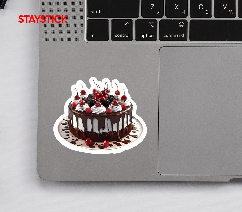 Chocolate Drip Cake Sticker Premium Vinyl Sticker