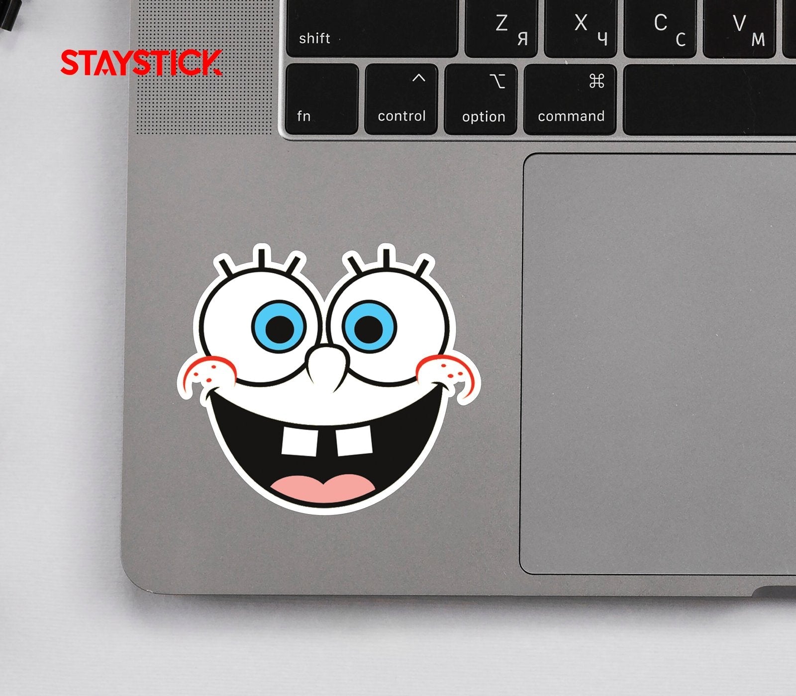 Spongebob Squarepants Face Sticker Premium Vinyl Sticker