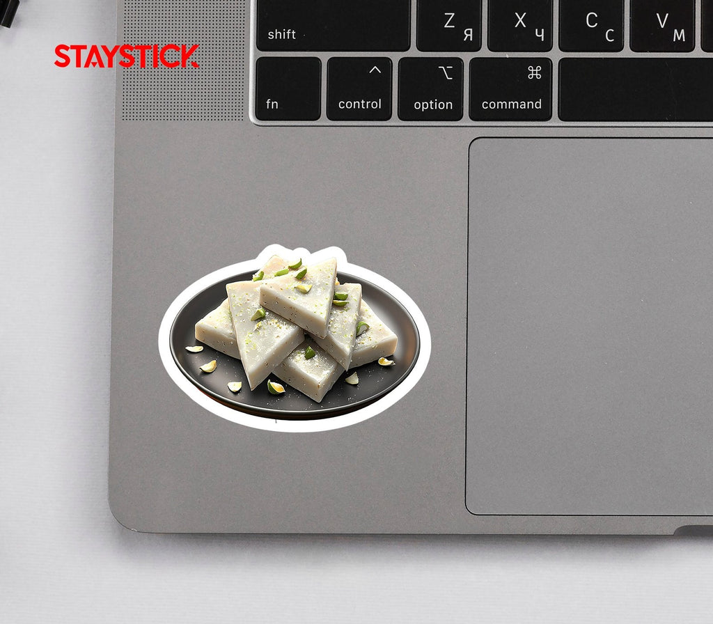 Kalakand Indian Milk Cake Sticker Premium Vinyl Sticker