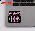 SINCE 2002 STICKER Premium Vinyl Sticker
