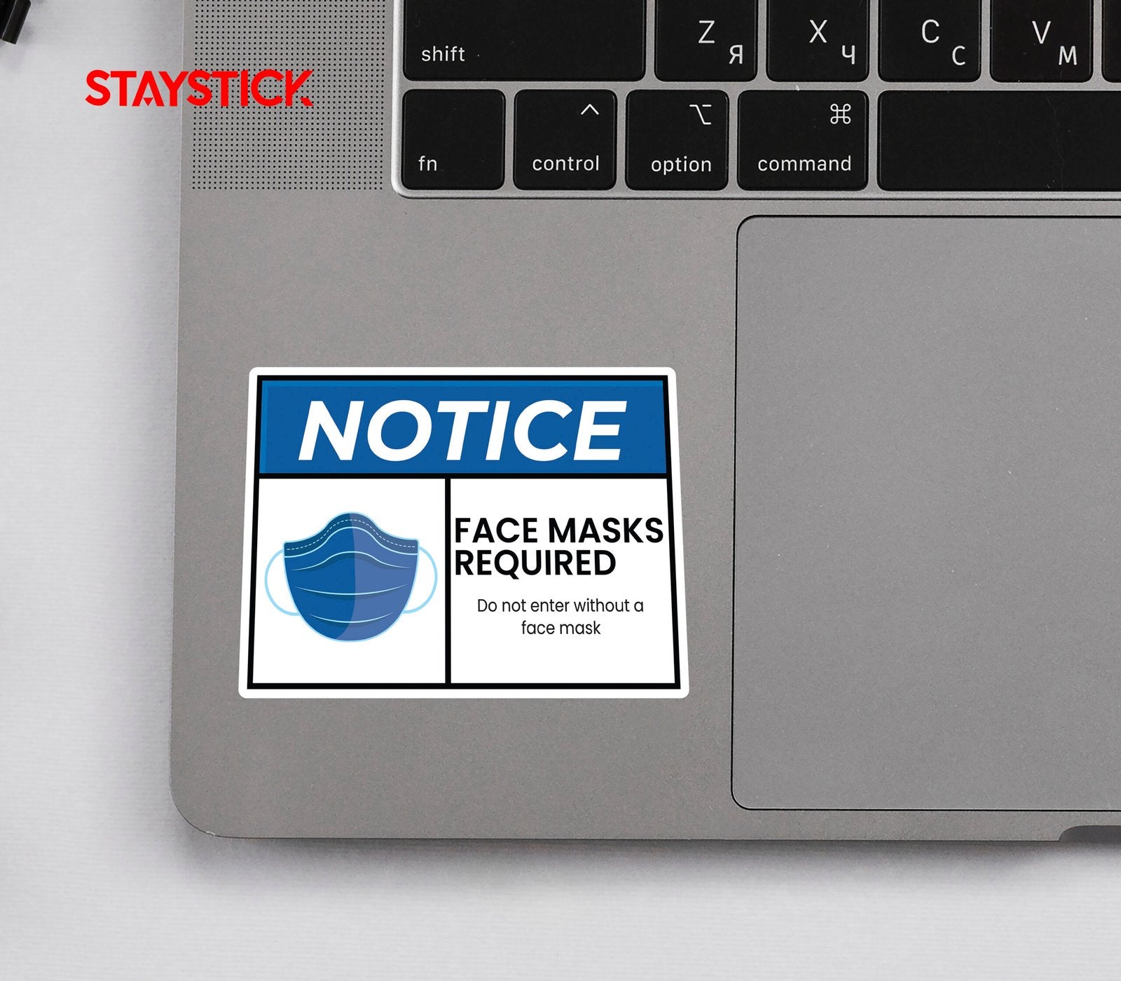 FACE MASK STICKER Safety Sticker