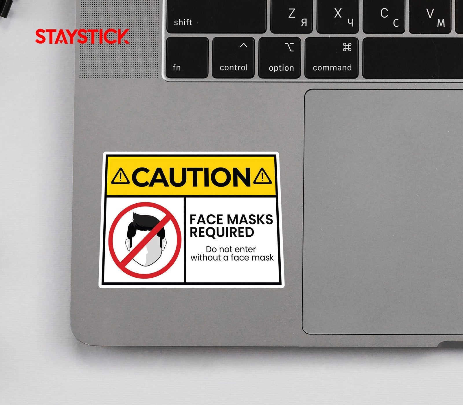FACE MASK STICKER Safety Sticker