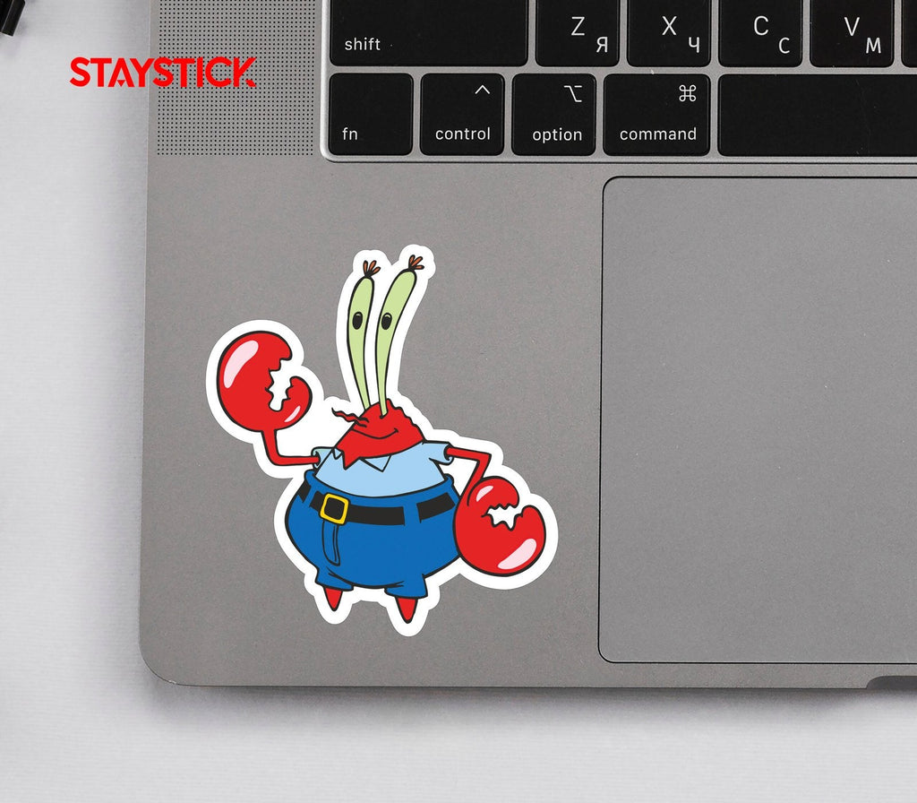 Mr. Krabs Sticker Premium Vinyl Sticker