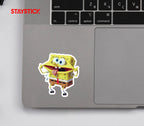 Spongebob Squarepants Silly Face Sticker Premium Vinyl Sticker