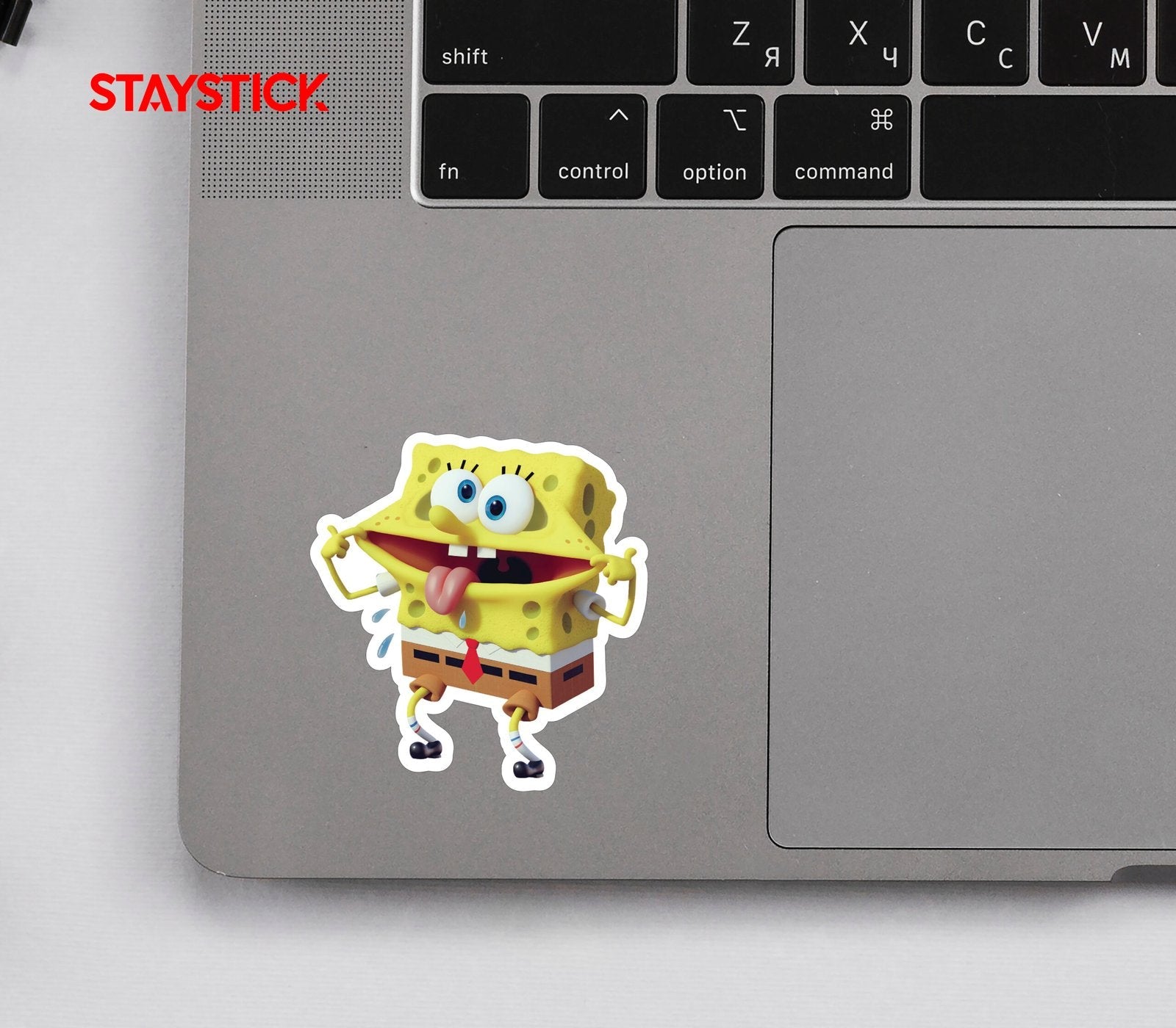 Spongebob Squarepants Silly Face Sticker Premium Vinyl Sticker