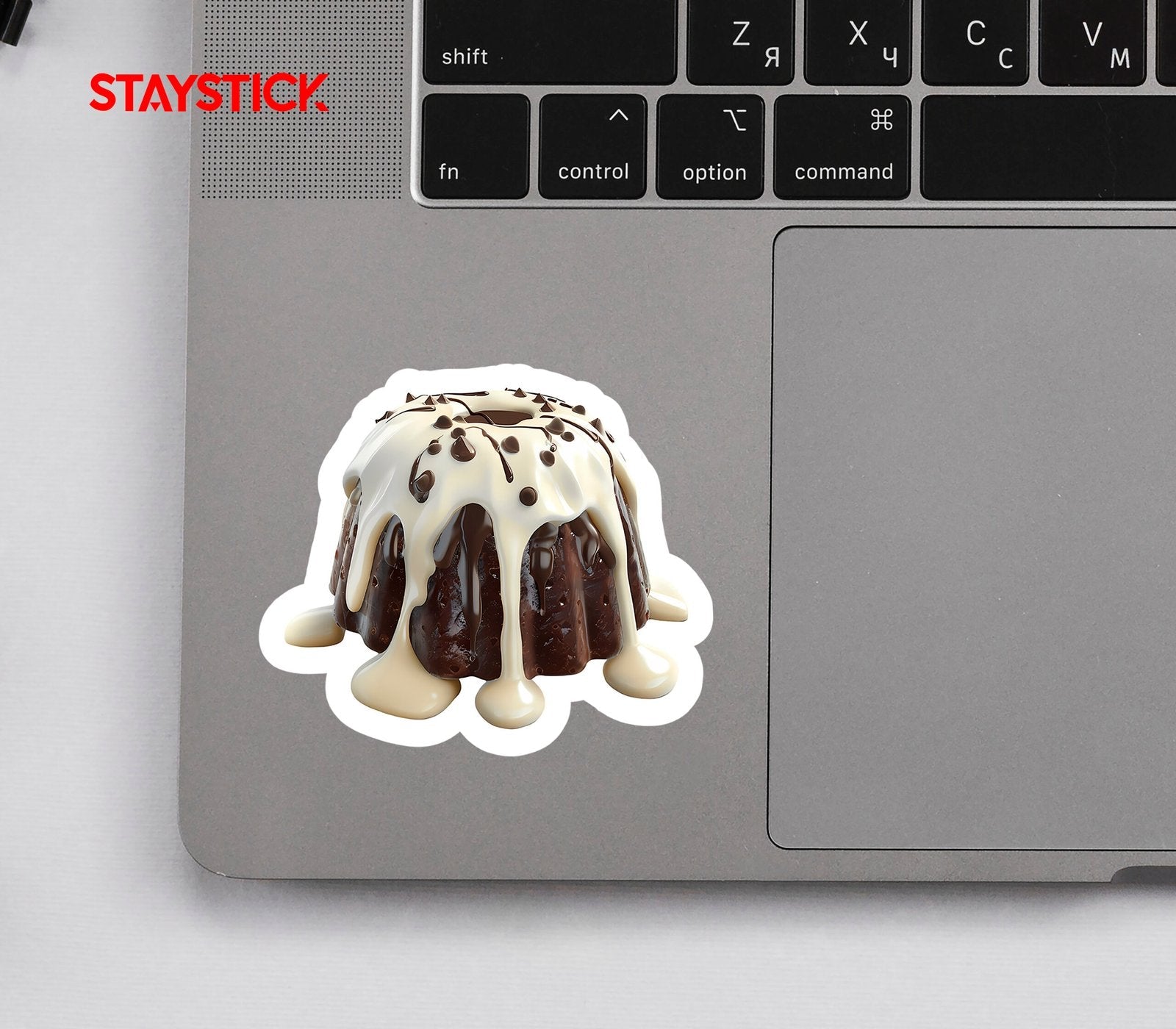 Chocolate Bundt Cake Sticker Premium Vinyl Sticker