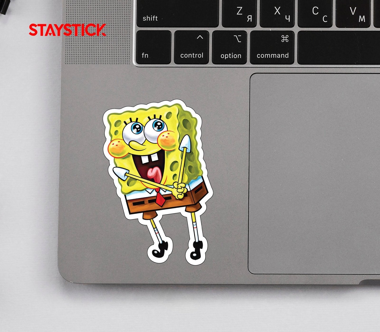 SpongeBob SquarePants Excited Sticker Premium Vinyl Sticker