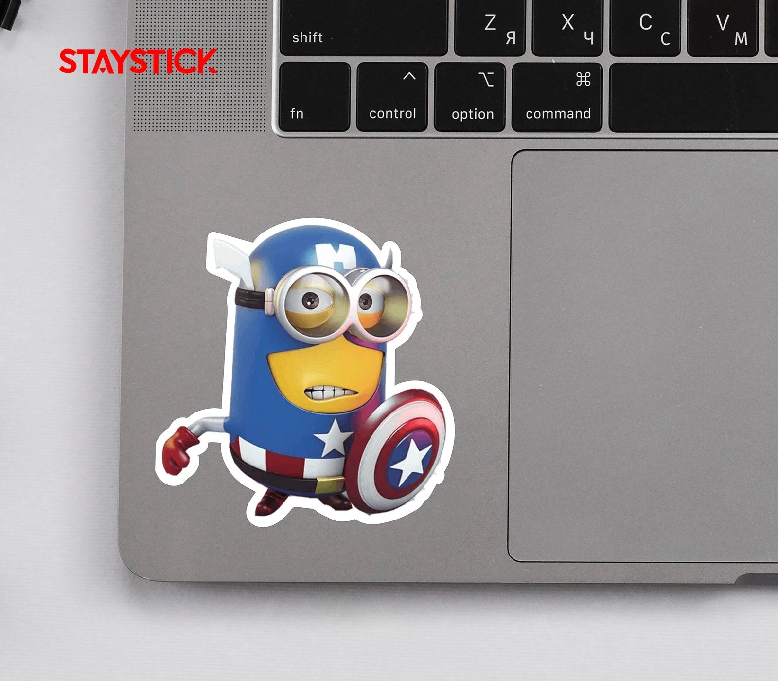 Captain America Minion Sticker Premium Vinyl Sticker