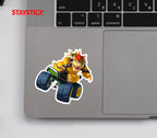 Bowser Mario Kart Sticker Premium Vinyl Sticker