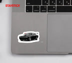Black Dodge Challenger Supercharger Sticker Premium Vinyl Sticker