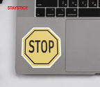 STOP SIGN STICKER Safety Sticker