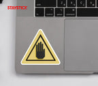 TRIANGULAR WARNING STICKER Safety Sticker