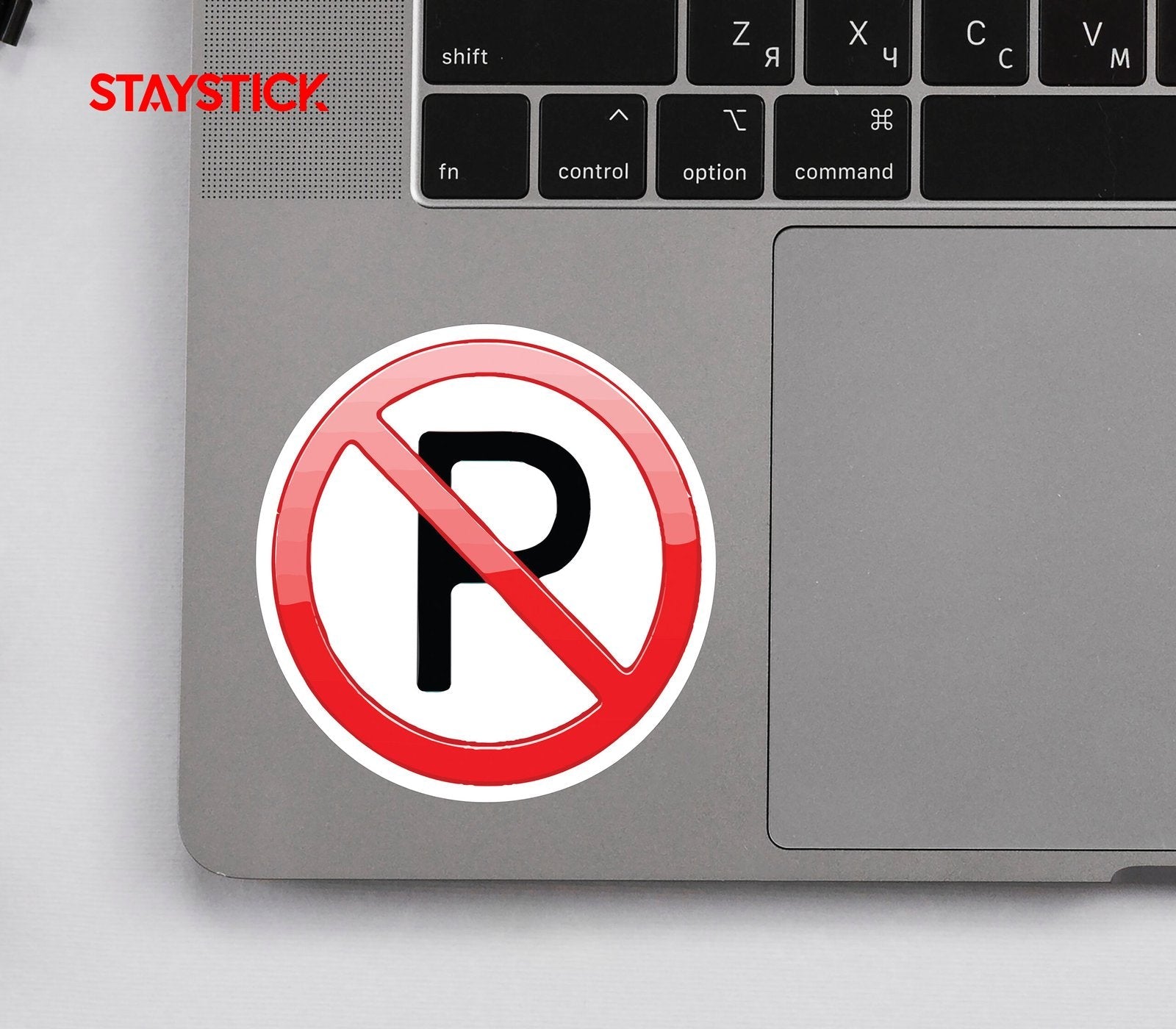 NO PARKING STICKER Premium Vinyl Sticker