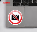 NO PHOTOGRAPHY STICKER Premium Vinyl Sticker