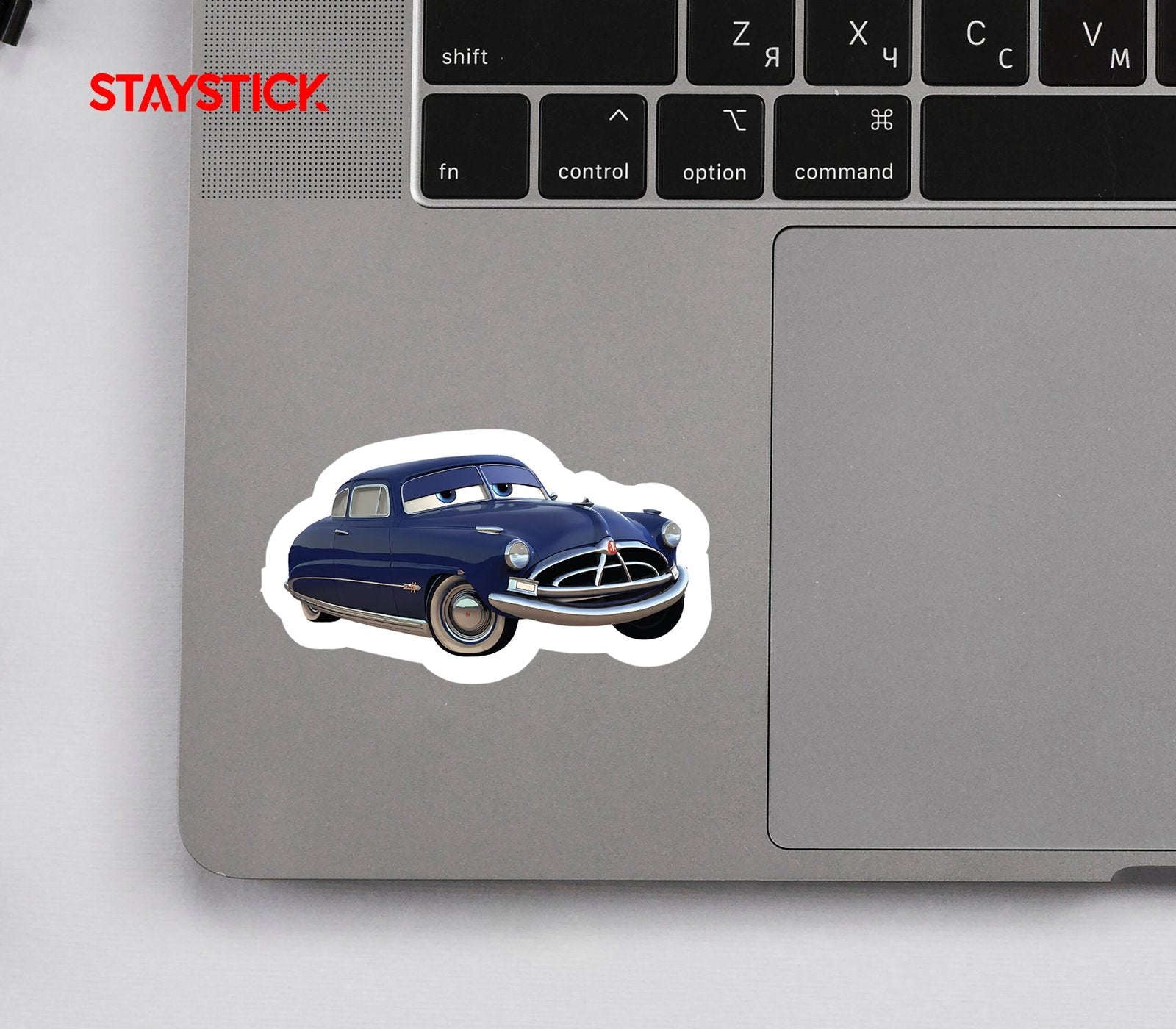 Doc Hudson 'Cars' Character Sticker Premium Vinyl Sticker